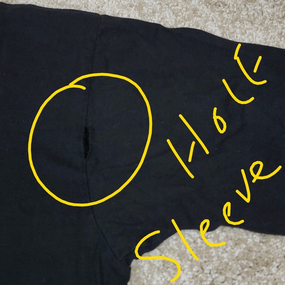 Vintage 1994 Woodstock Live It Love Pepsi T‎ Shirt Black XL Festival -READ- - Picture 7 of 8